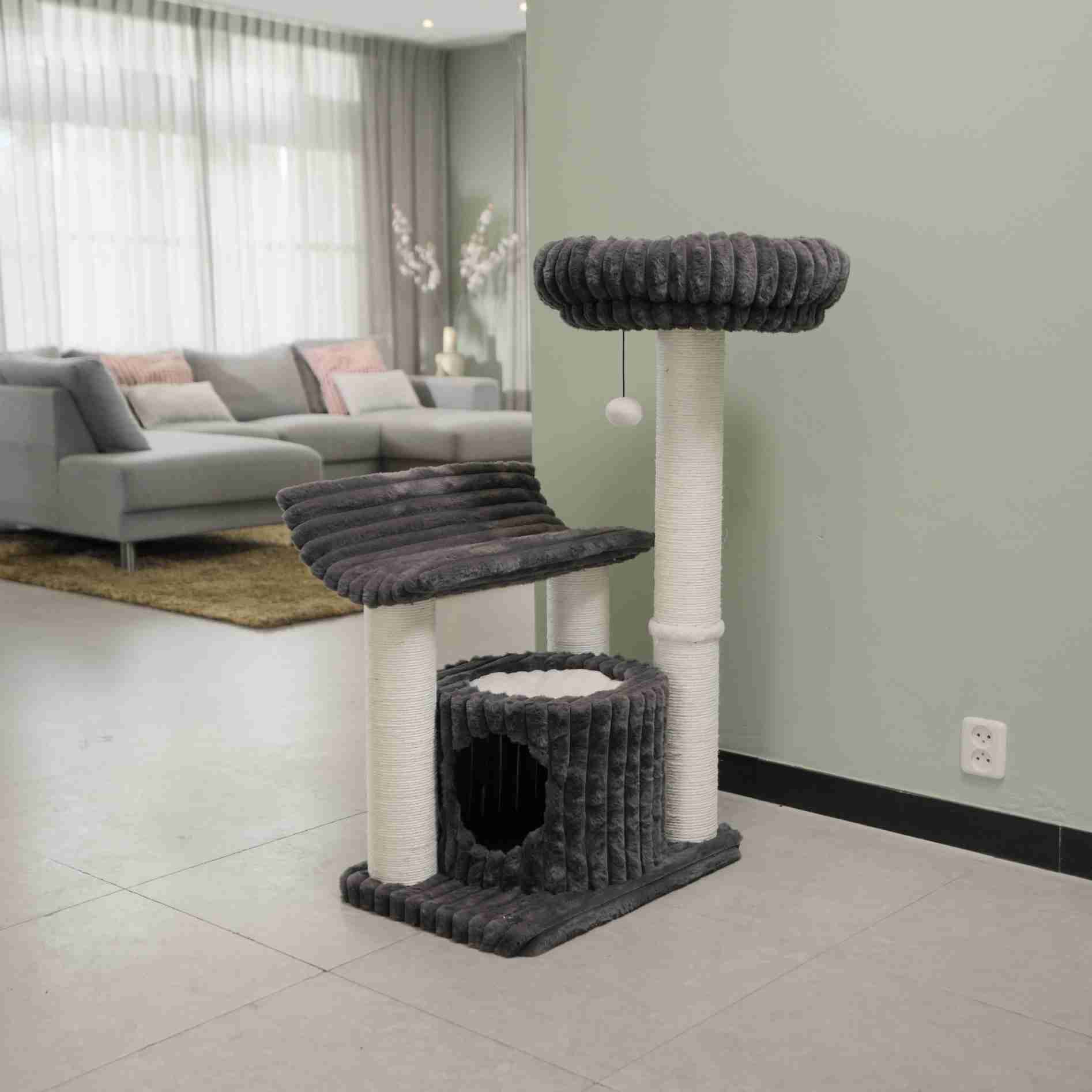 Quapas! Catscratcher Comfy Dark Grey